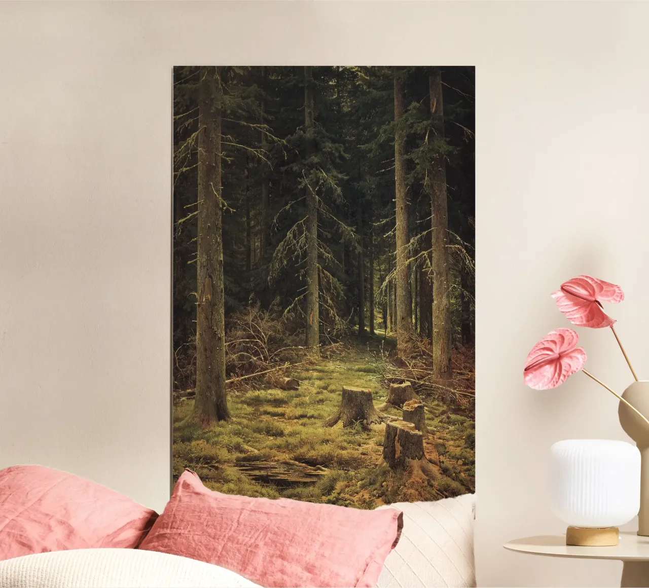 Ivan Shishkin - Foresta di conifere carta hahnemühle da William Store