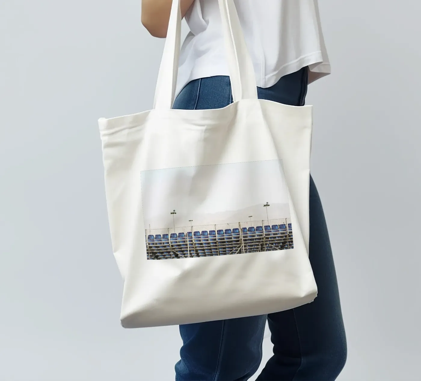 Scenes from Eilat tote bag by Tal Paz-Fridman
