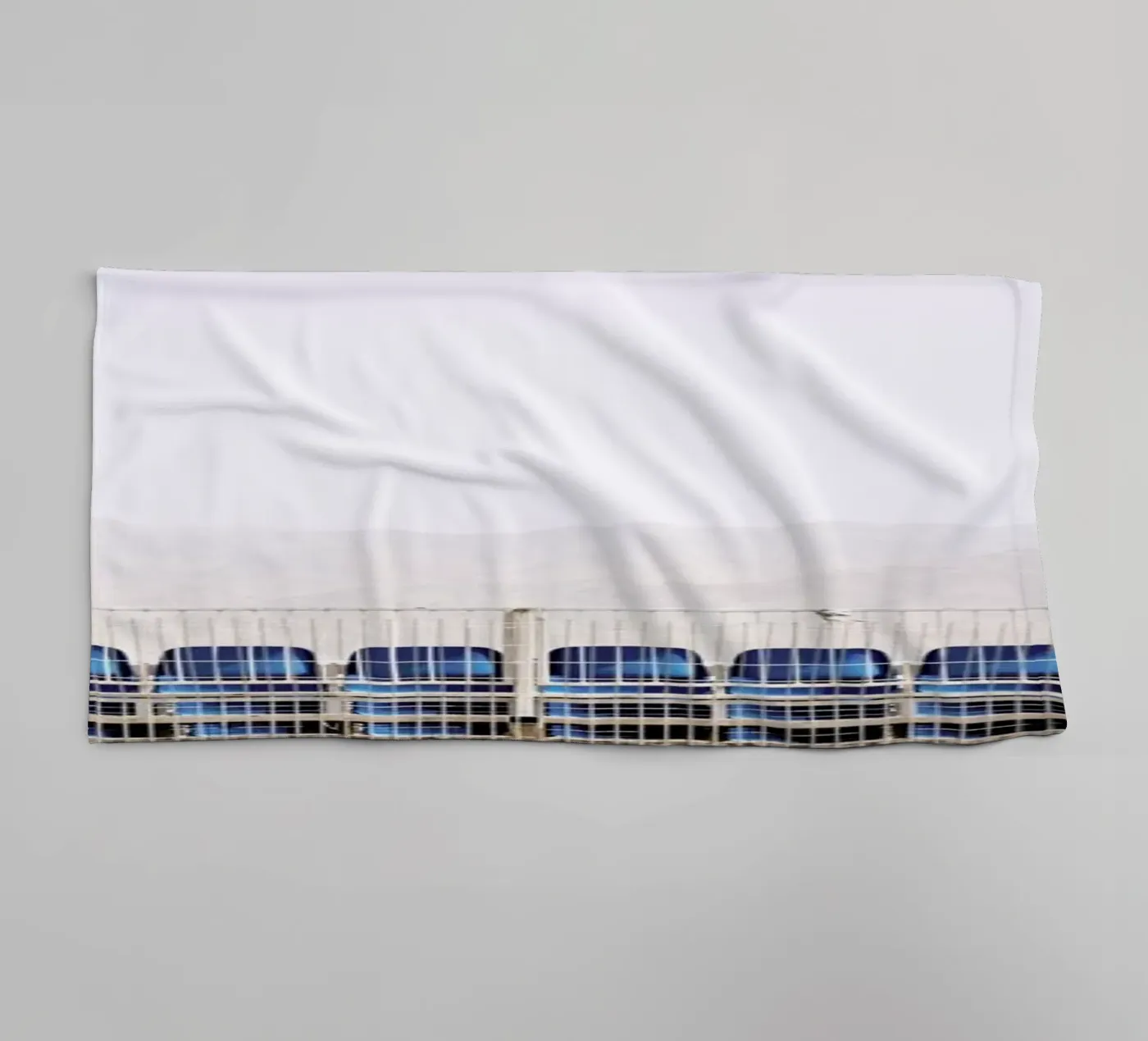 Scenes from Eilat towel by Tal Paz-Fridman