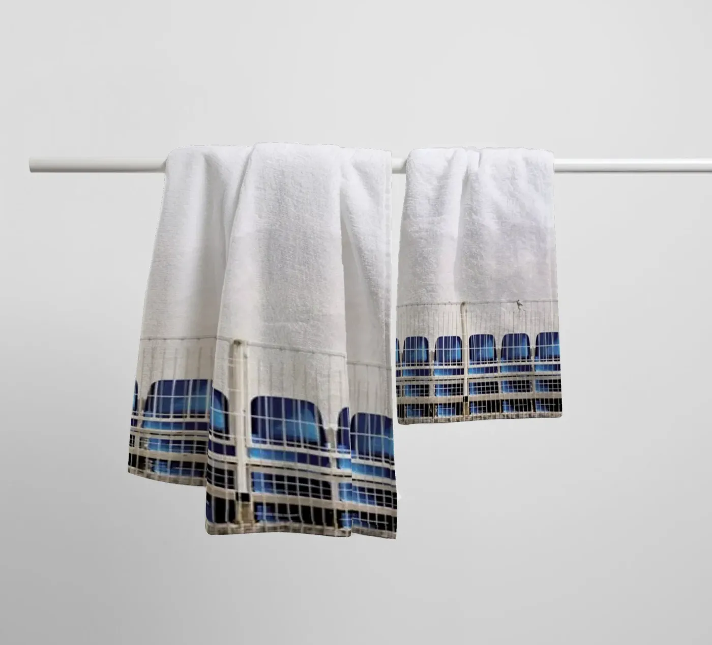 Scenes from Eilat towel by Tal Paz-Fridman