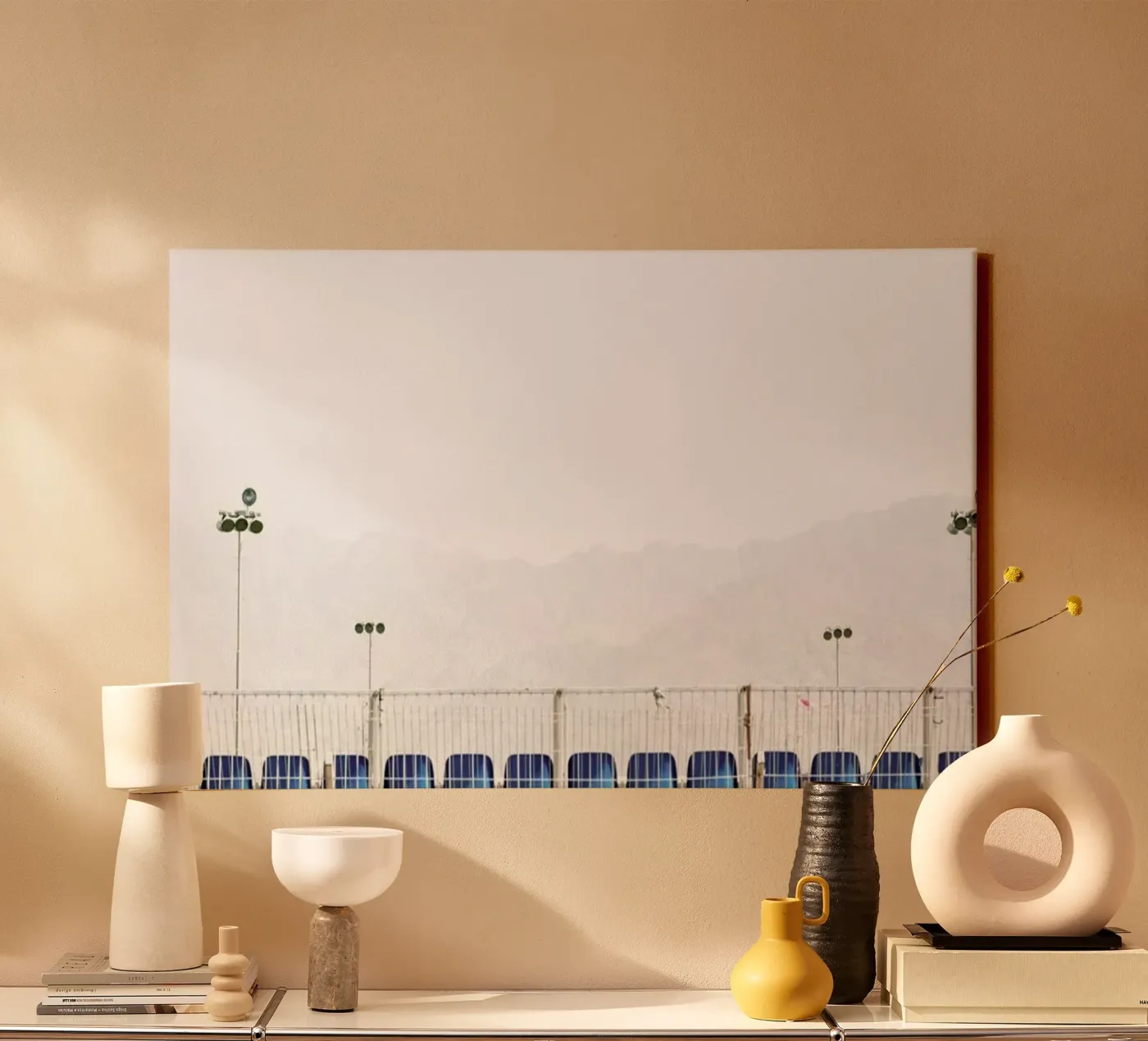 Scenes from Eilat canvas by Tal Paz-Fridman