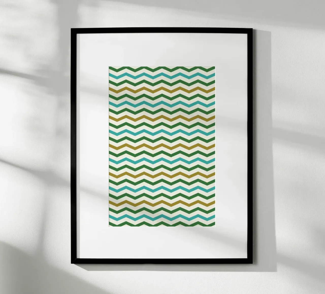 Angel Waves poster con telaio in legno da Bo Lundberg