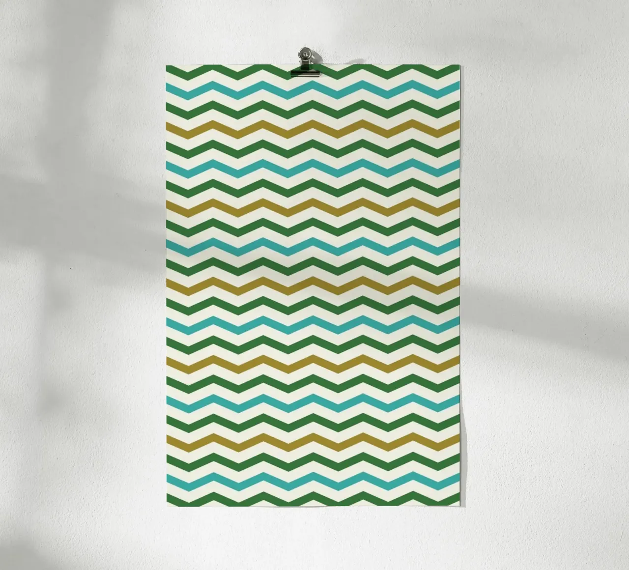 Angel Waves poster con telaio in legno da Bo Lundberg