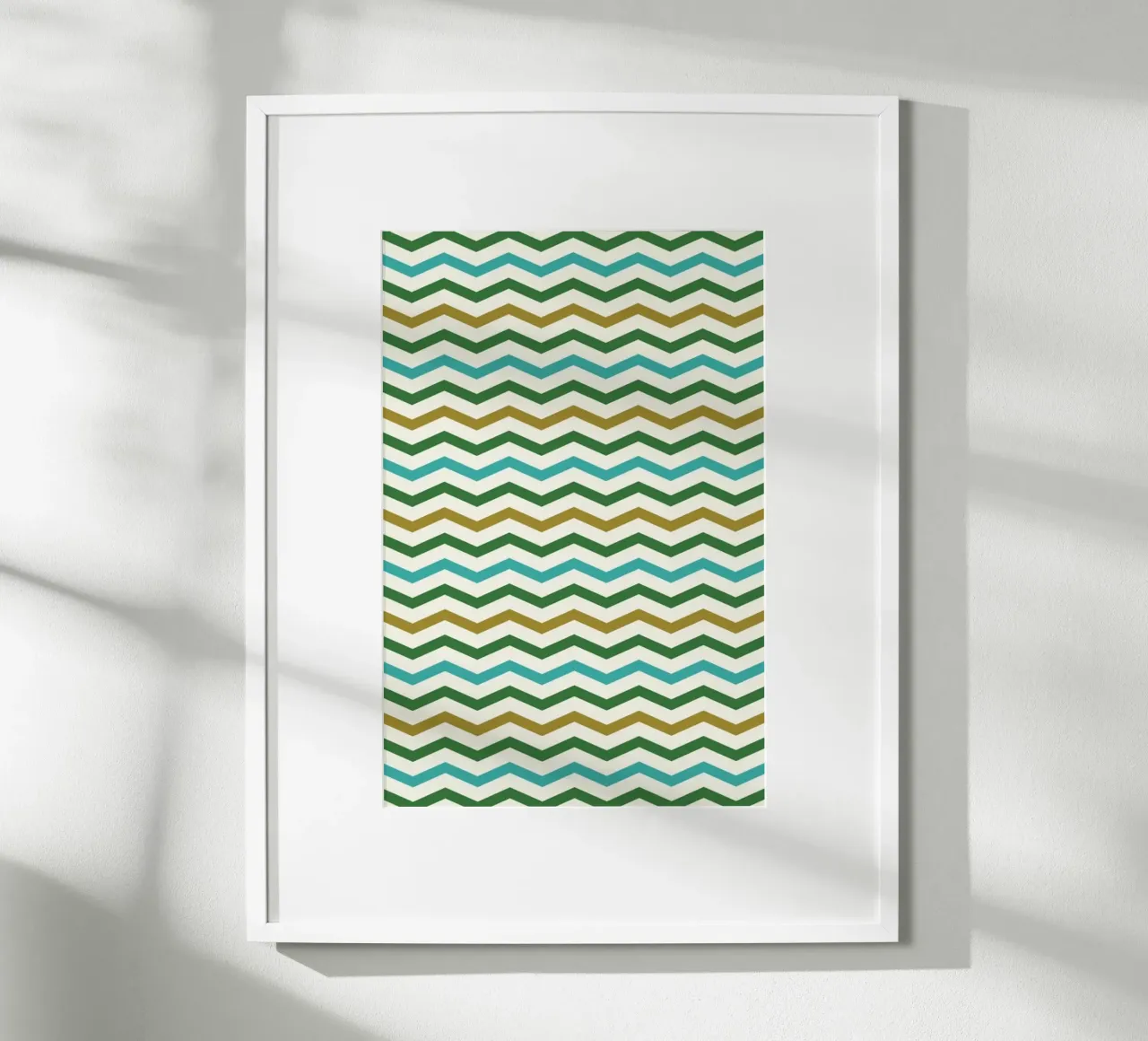Angel Waves poster con telaio in legno da Bo Lundberg