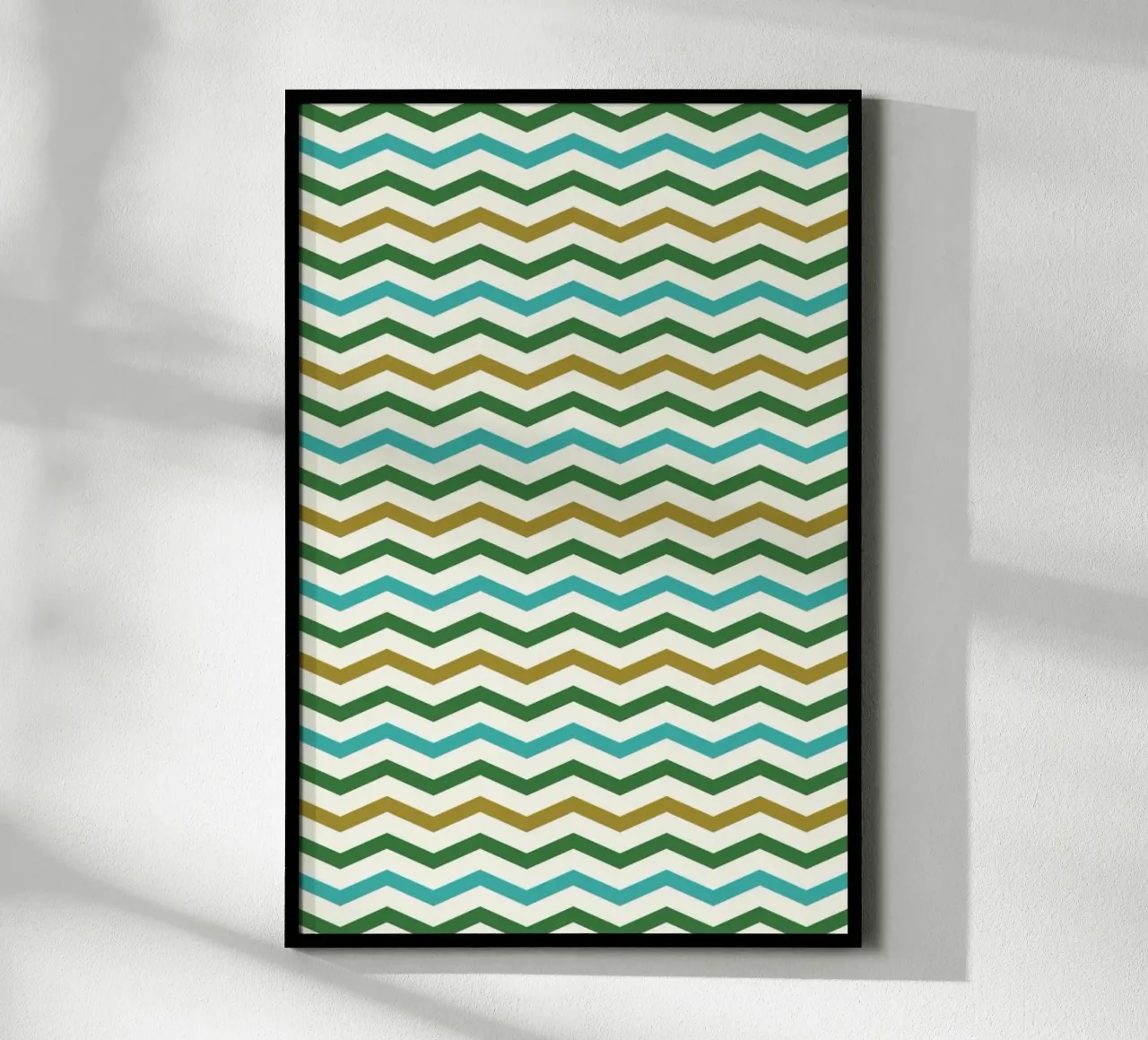 Angel Waves poster con telaio in legno da Bo Lundberg