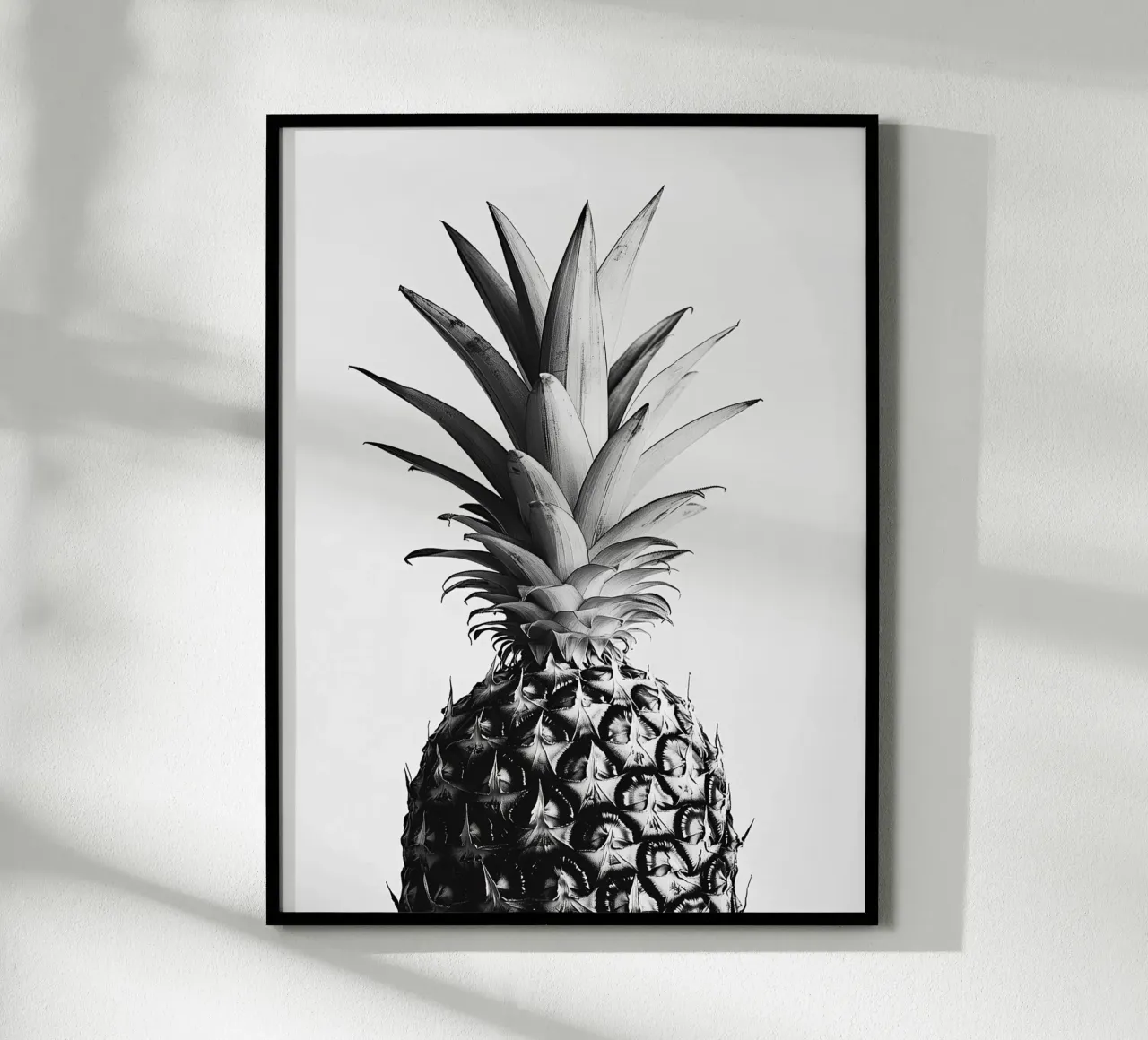 Ananas elegante in bianco e nero carta hahnemühle da Spice & Style