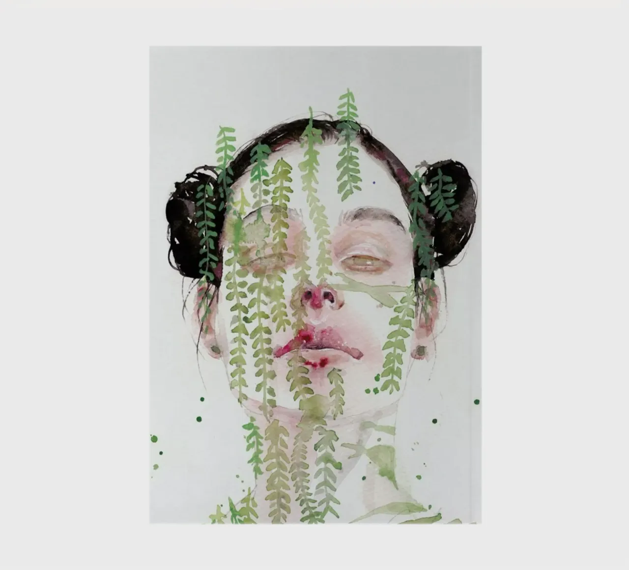 Garden IX notebook by agnes-cecile