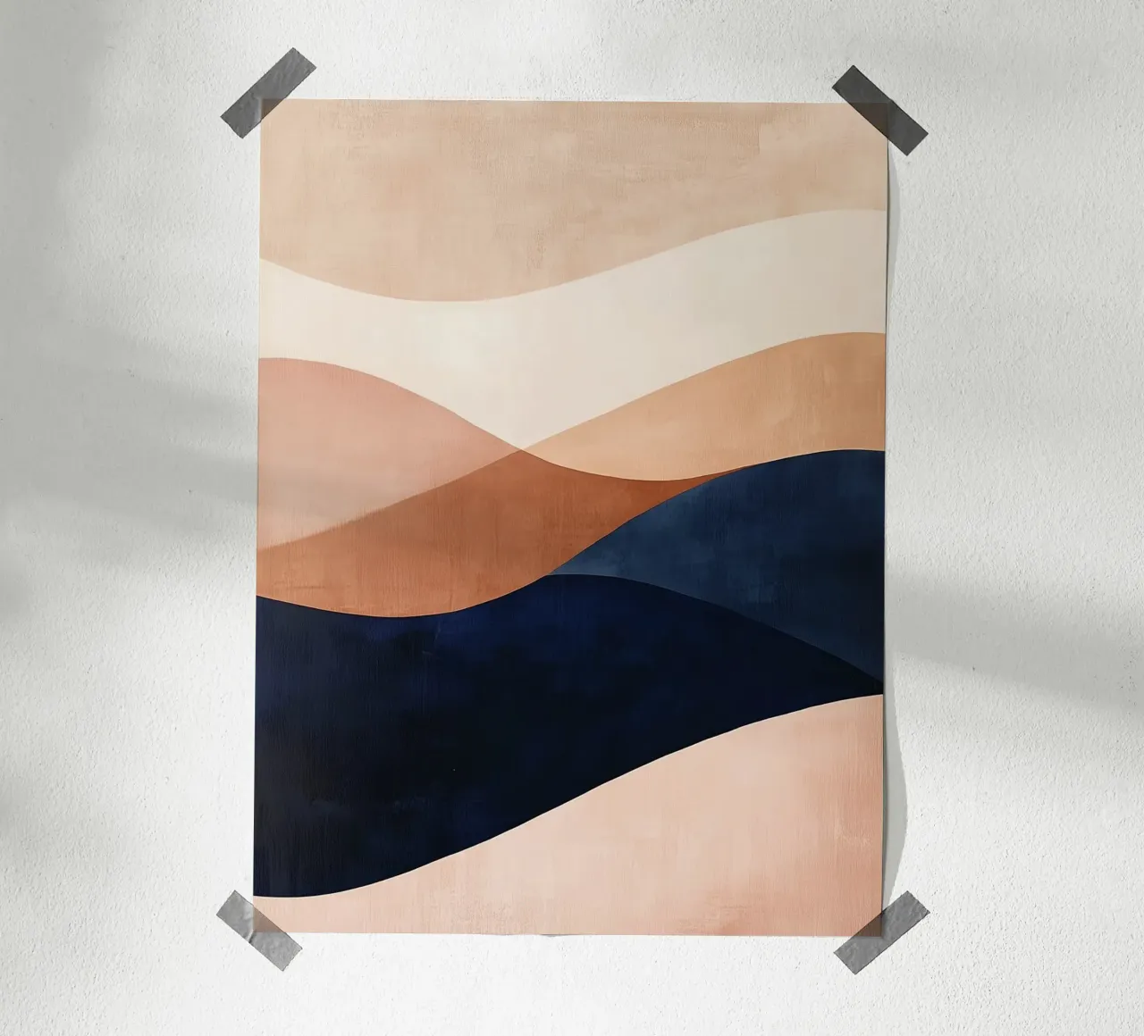 Paesaggio astratto minimalista poster da DWA