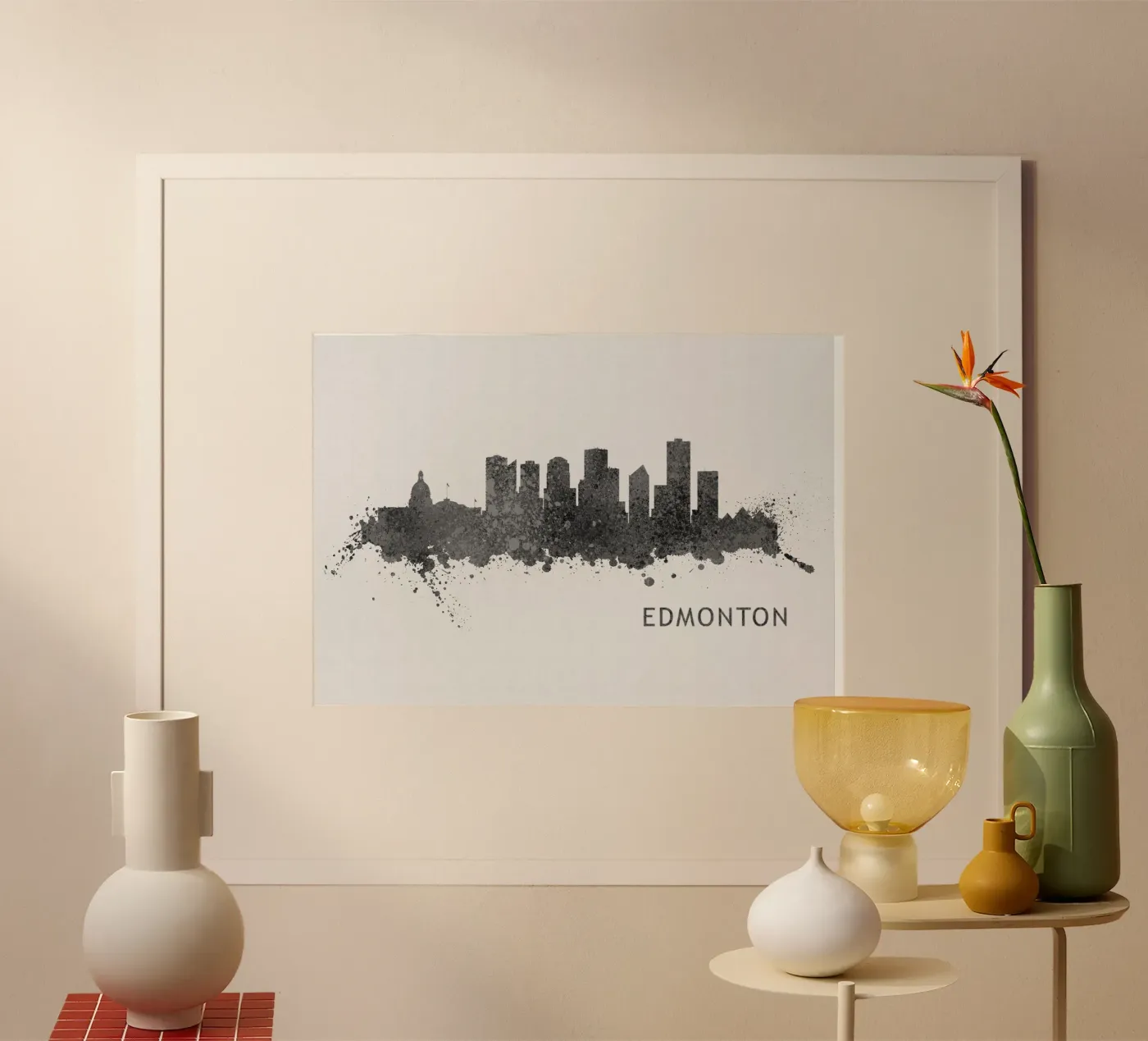 Edmonton Canada poster van Travelstudio