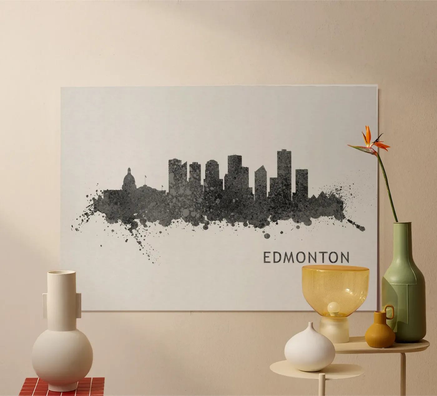 Edmonton Canada poster van Travelstudio