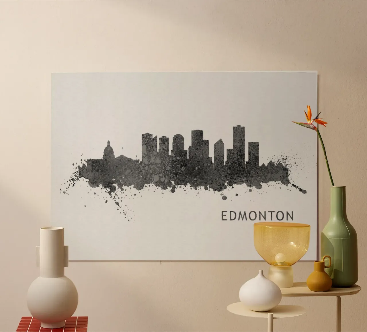 Edmonton Canada poster da Travelstudio
