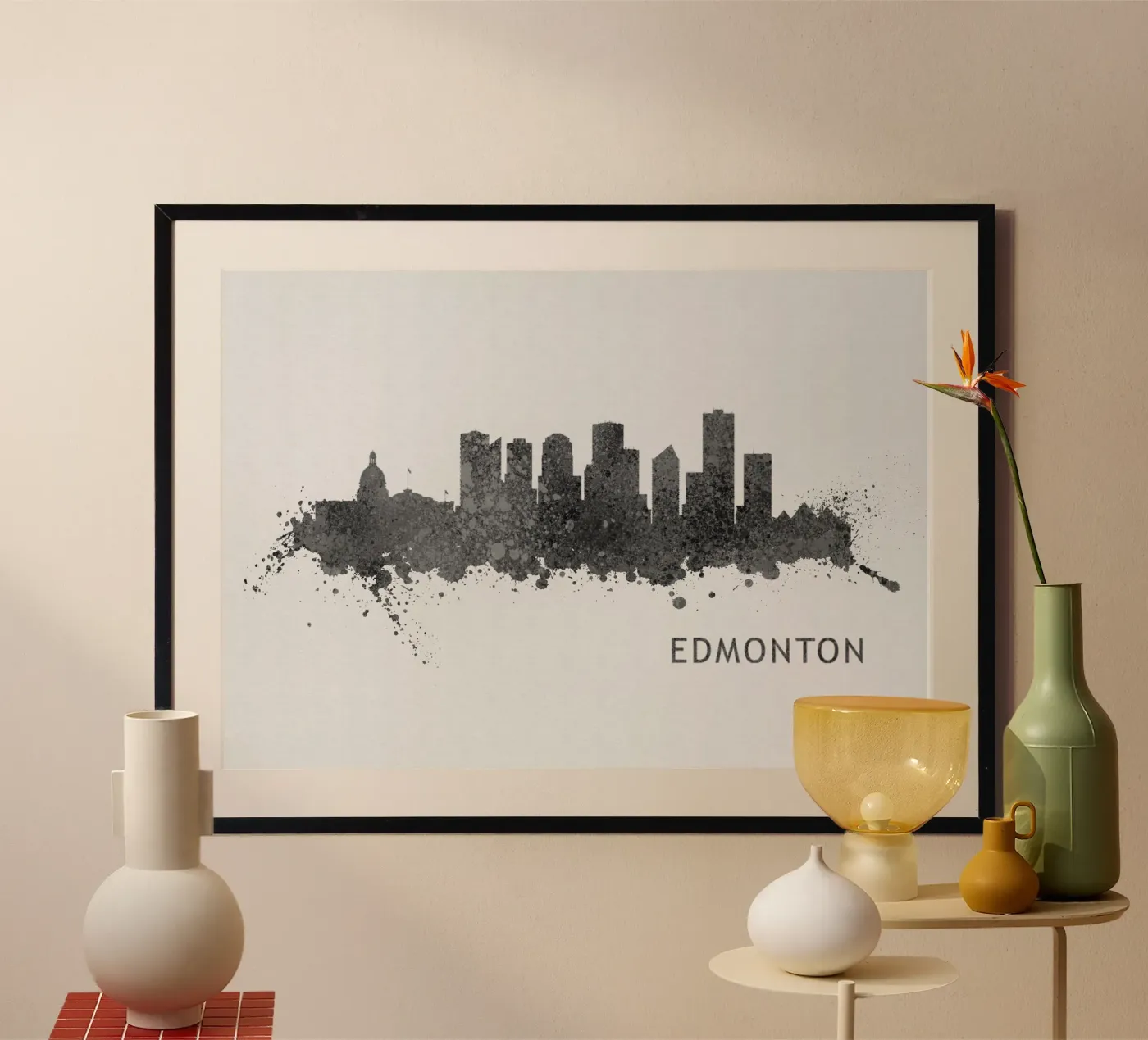 Edmonton Canada poster van Travelstudio