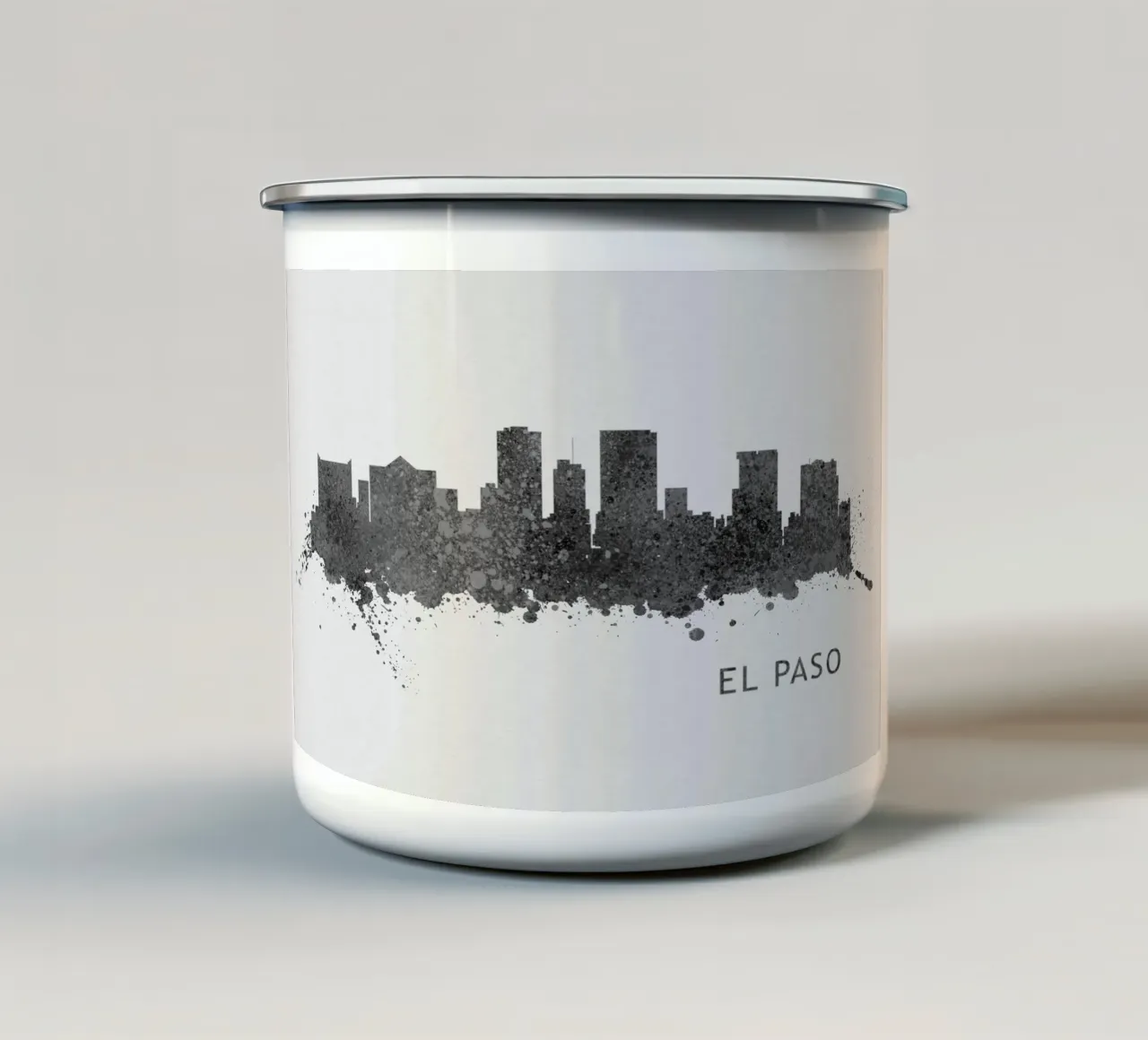 El Paso Texas tazza in smalto da Travelstudio