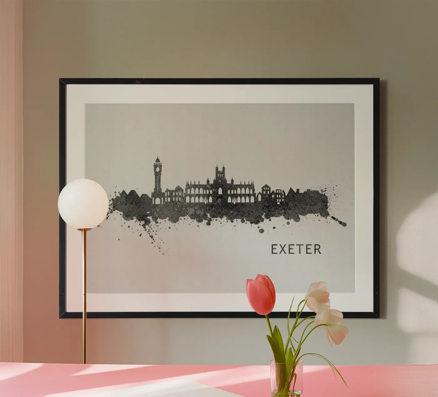 Exeter England poster da Travelstudio