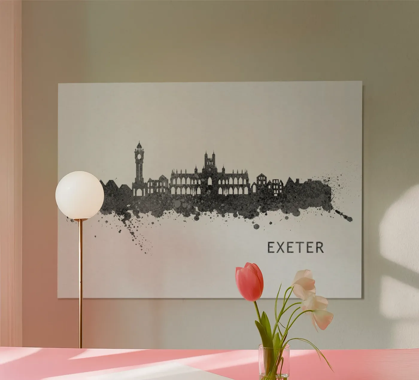Exeter England poster da Travelstudio