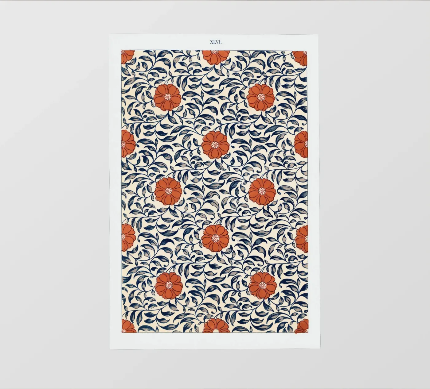 Flower pattern telo in pvc da vintageshop