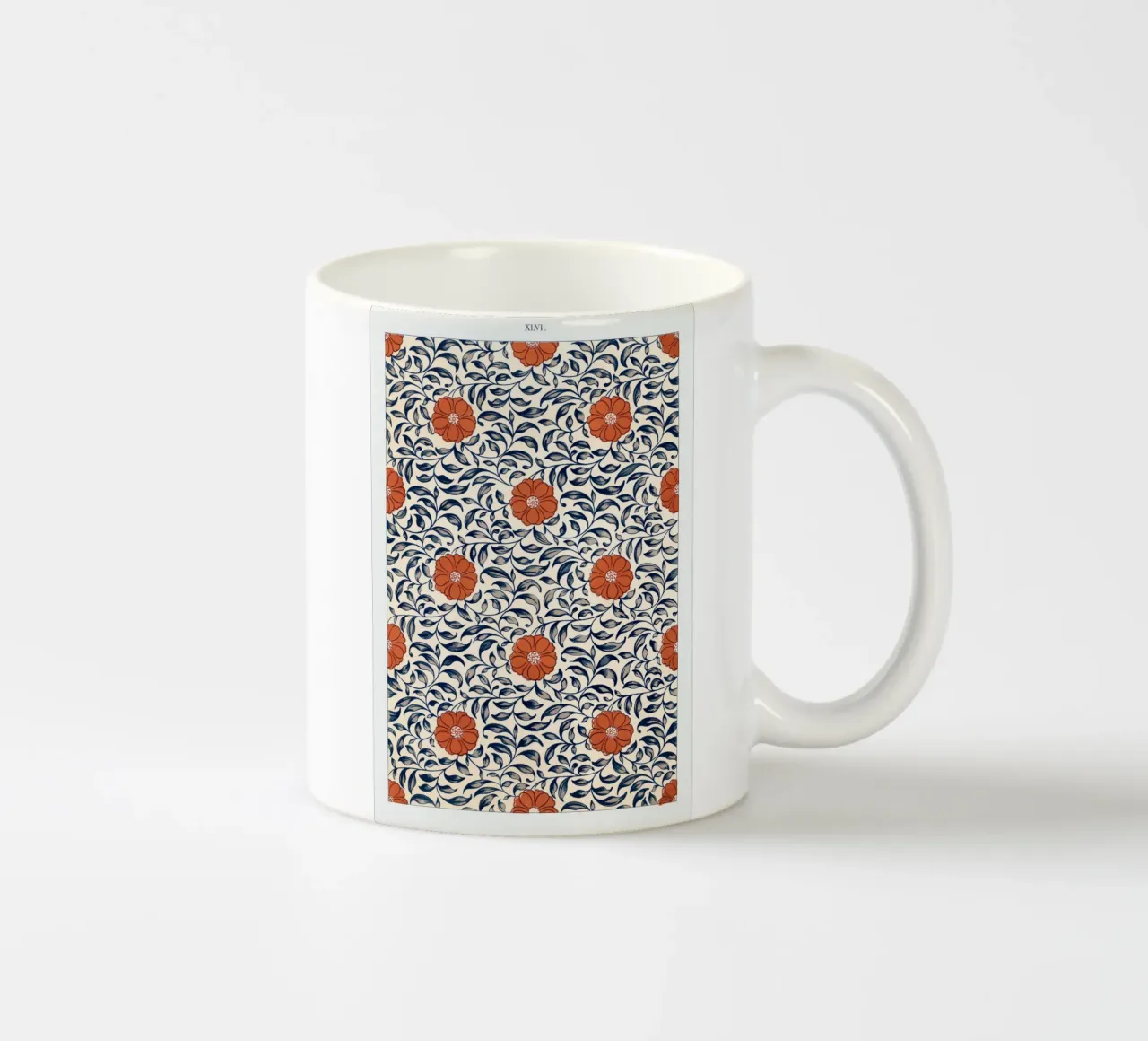 Flower pattern tazza in ceramica da vintageshop