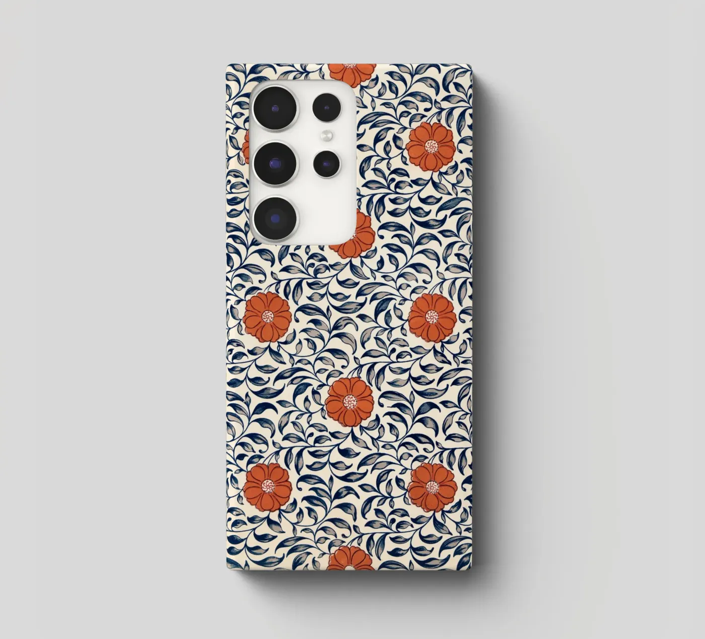 Flower pattern samsung phone case by vintageshop