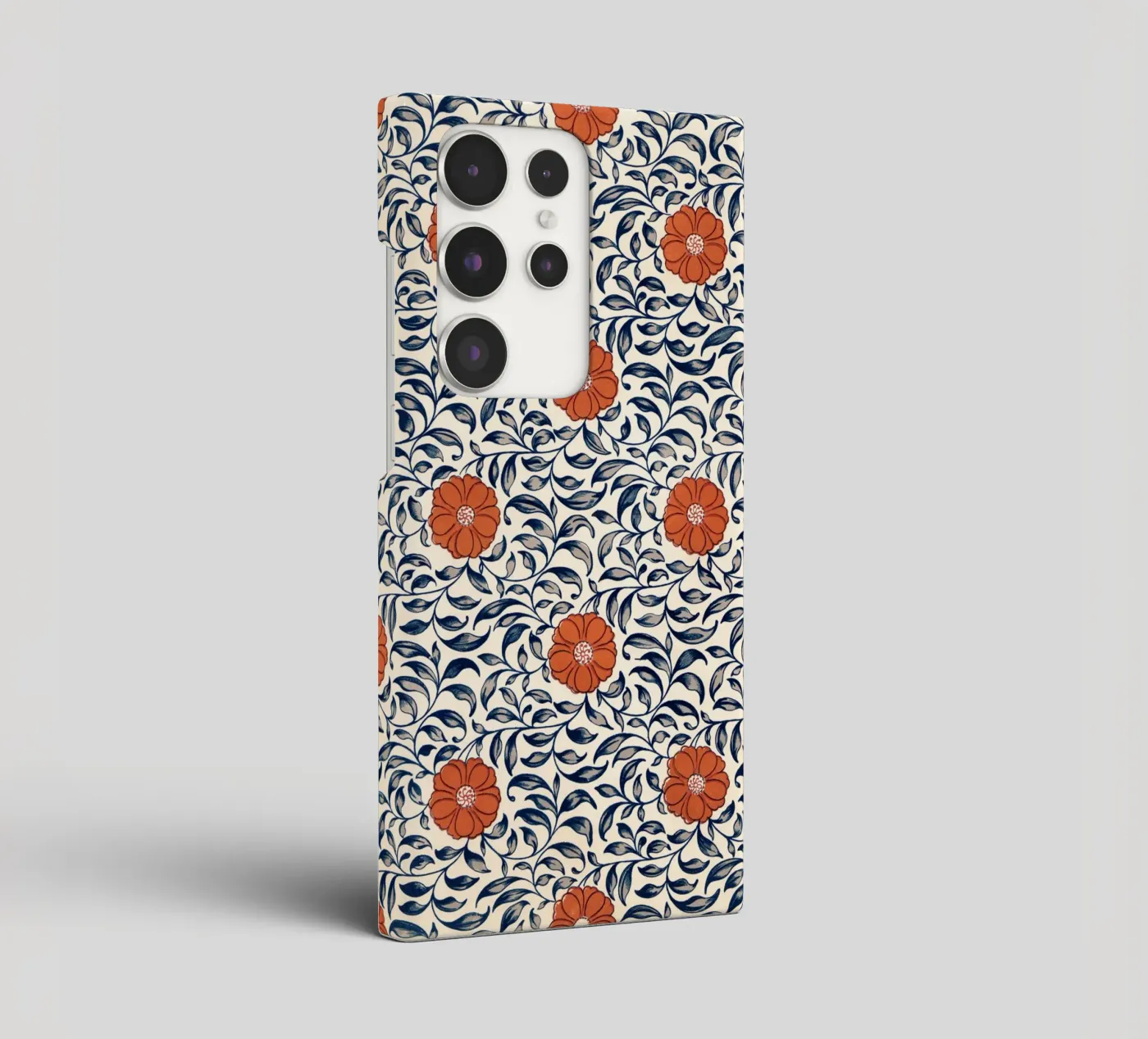 Flower pattern samsung phone case by vintageshop