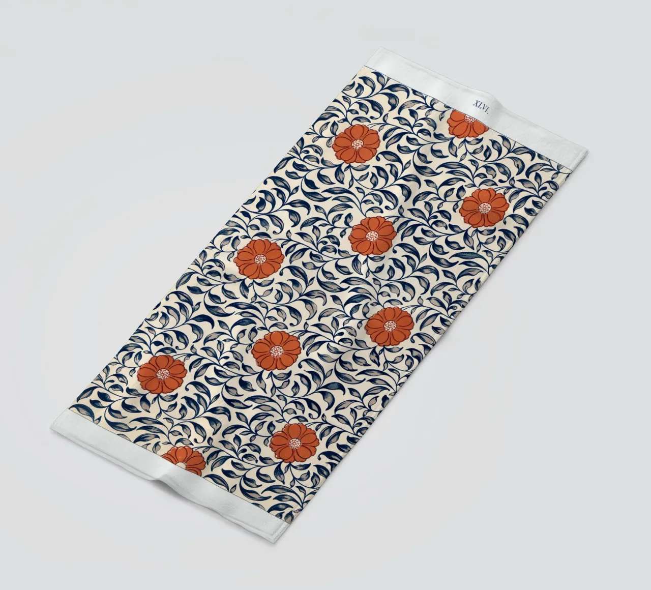 Flower pattern telo mare da vintageshop