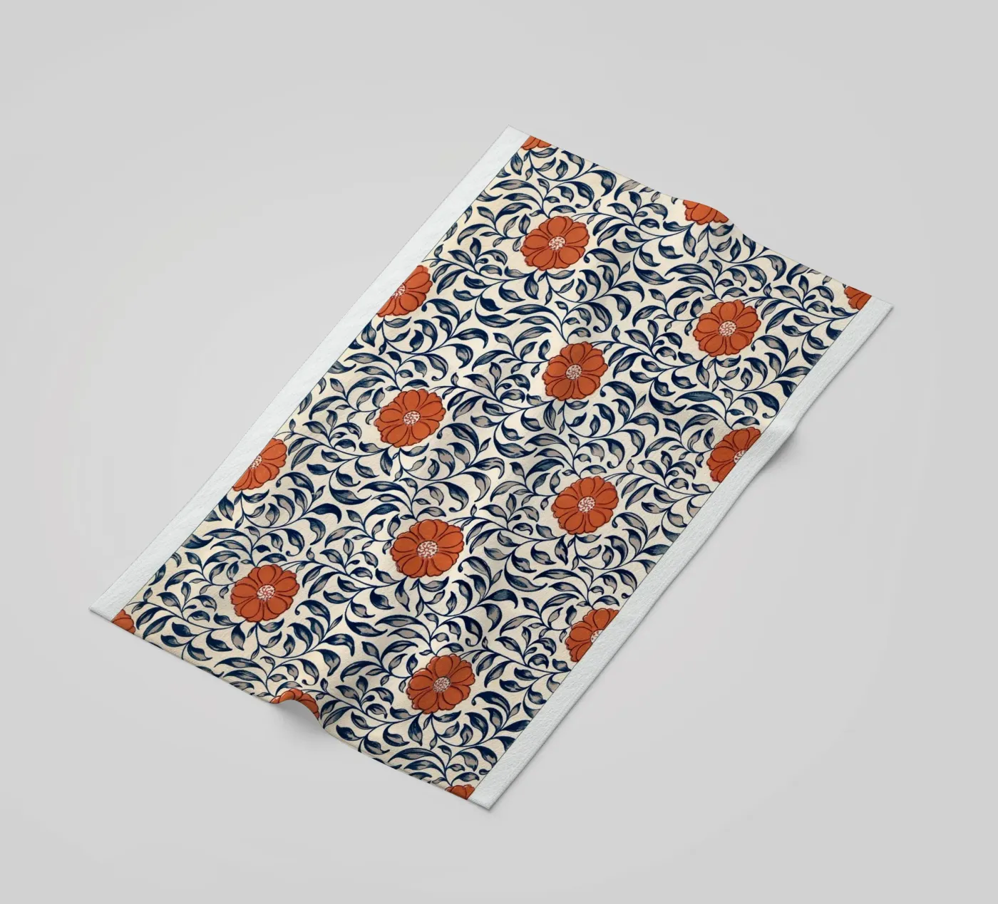 Flower pattern Strandtuch von vintageshop