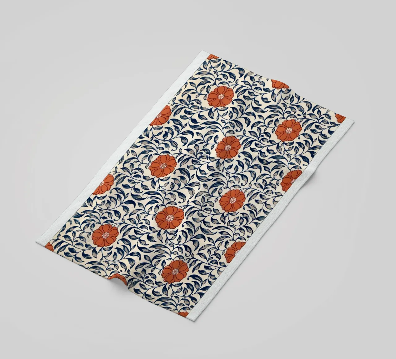 Flower pattern telo mare da vintageshop