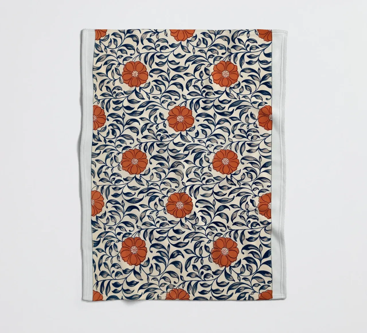 Flower pattern coperta in pile da vintageshop