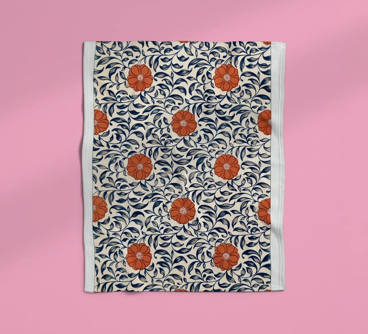 Flower pattern coperta in pile da vintageshop