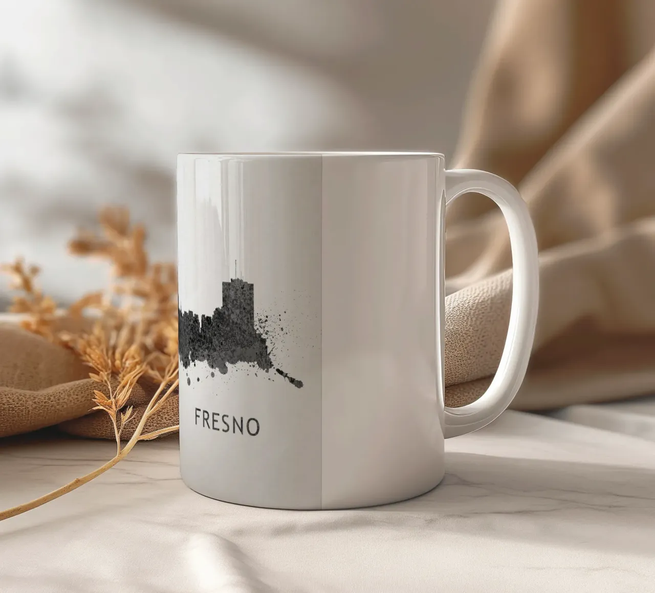 Fresno California tazza in ceramica da Travelstudio