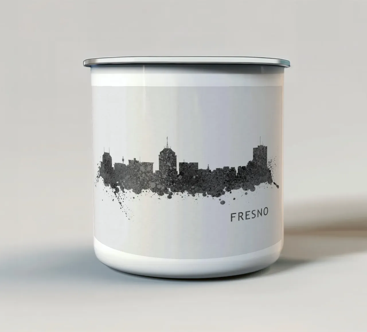 Fresno California tazza in smalto da Travelstudio
