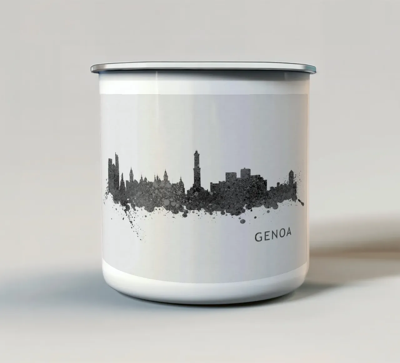 Genoa Italy tazza in smalto da Travelstudio