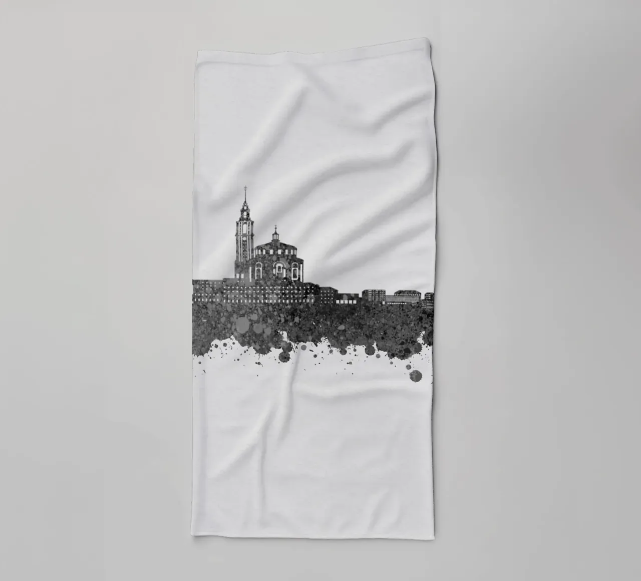Gijon Spain asciugamano da bagno da Travelstudio