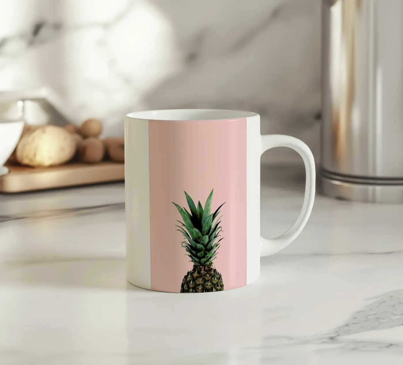 Pineapple ceramic mug by Lemon-apes