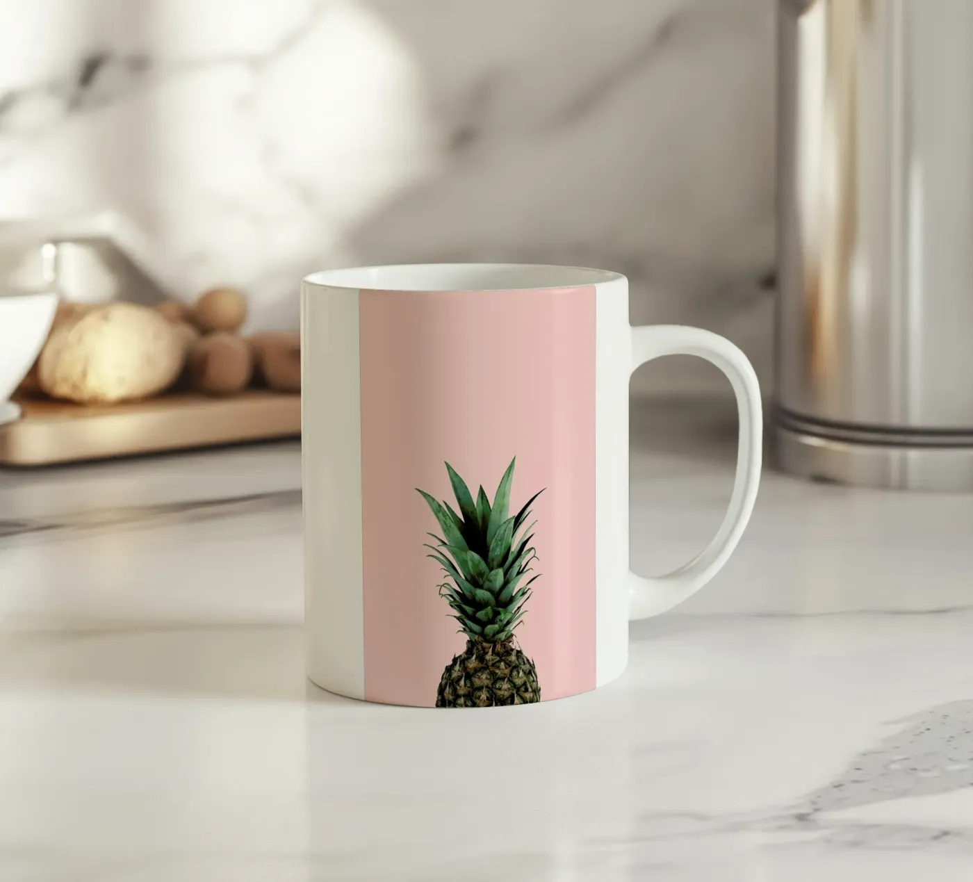 Pineapple ceramic mug by Lemon-apes