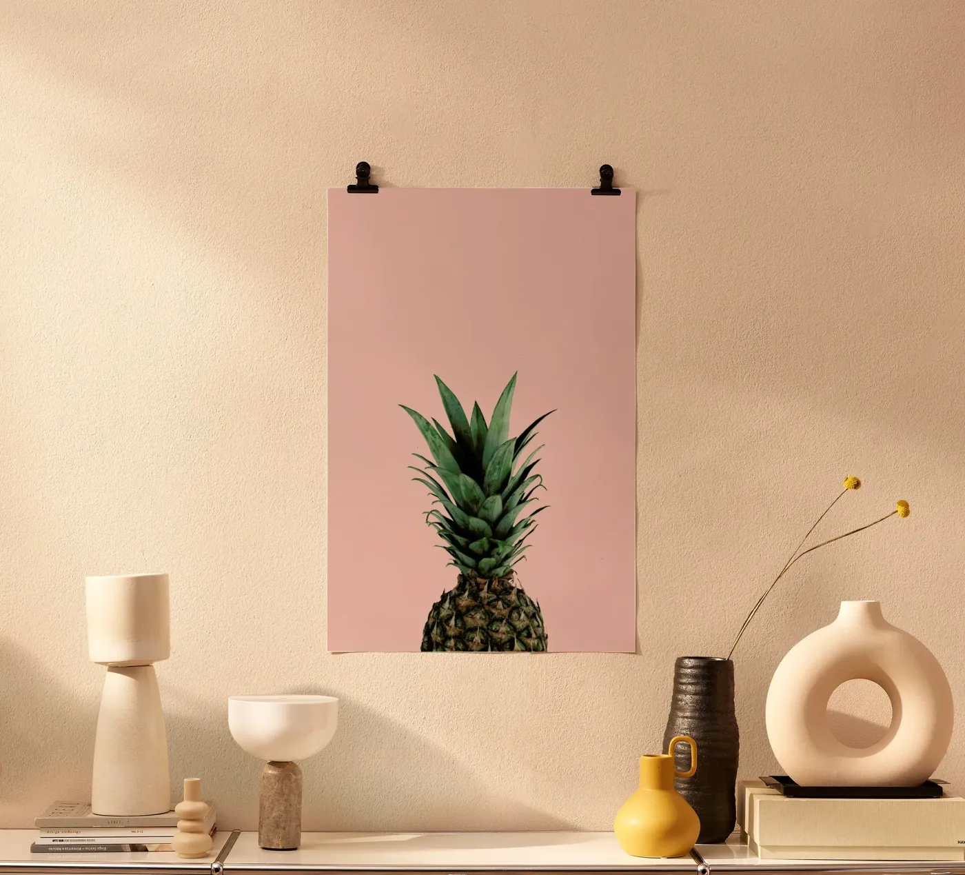 Pineapple poster van Lemon-apes