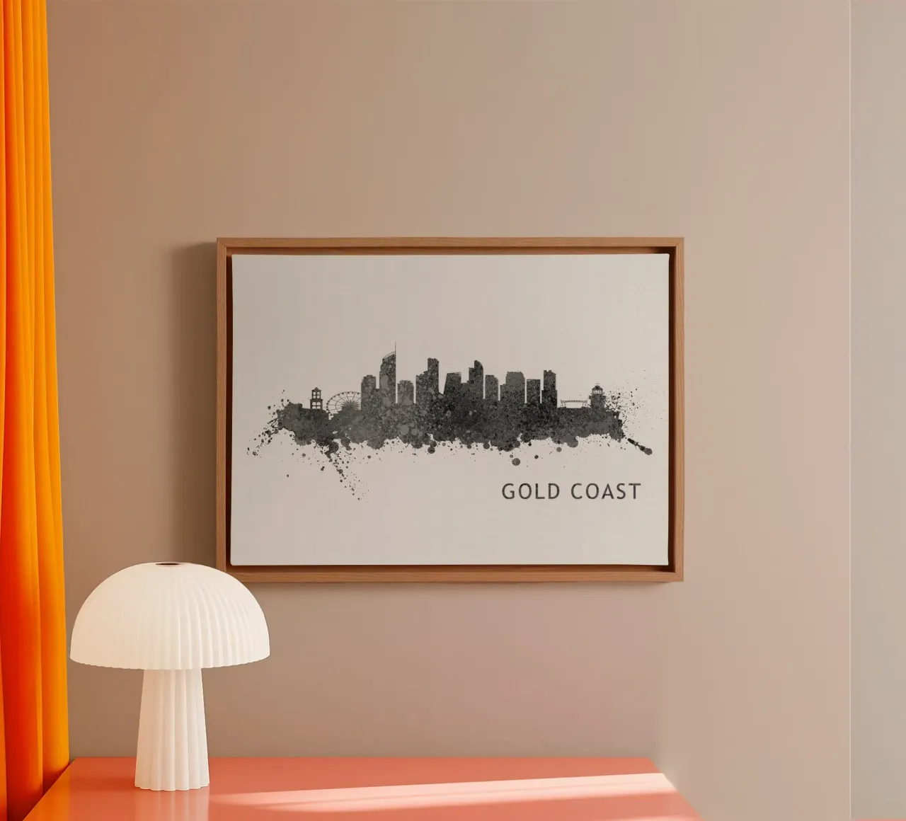 Gold Coast Australia tela con Cornice a cassetta da Travelstudio