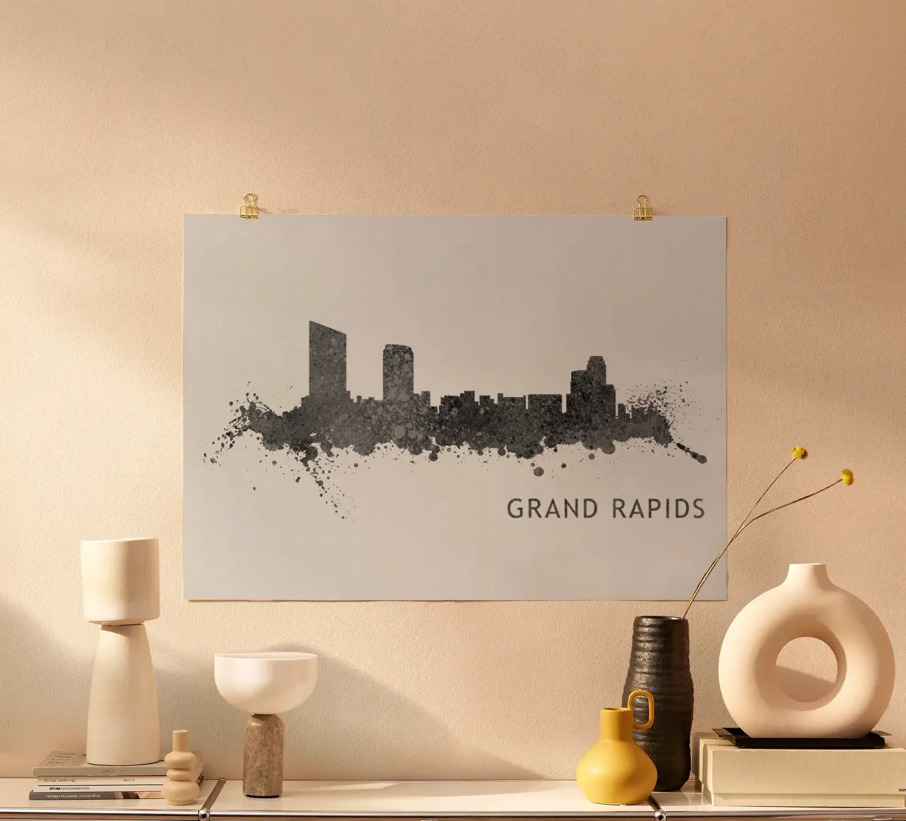 Grand Rapids Michigan poster da Travelstudio