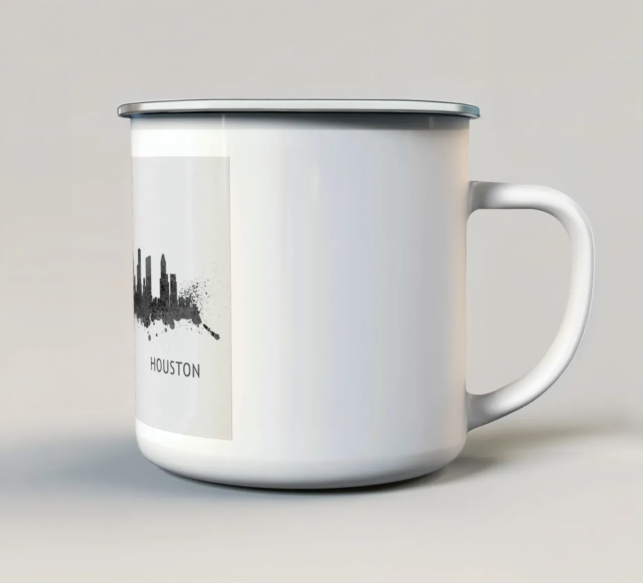 Houston Texas tazza in smalto da Travelstudio