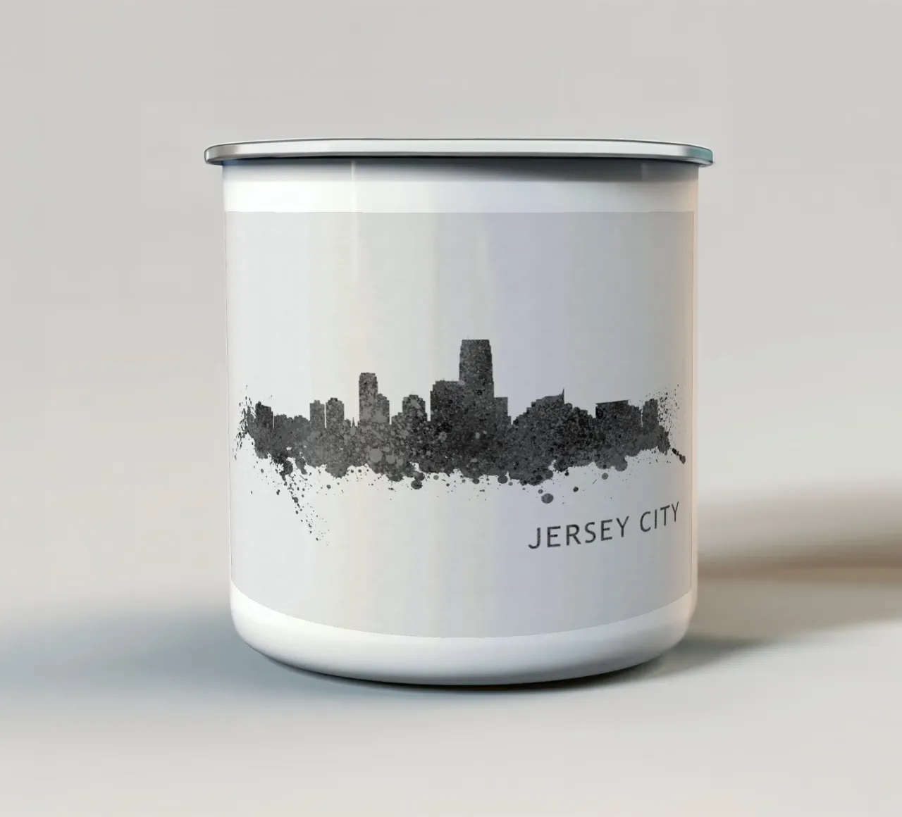 Jersey City New Jersey tazza in smalto da Travelstudio