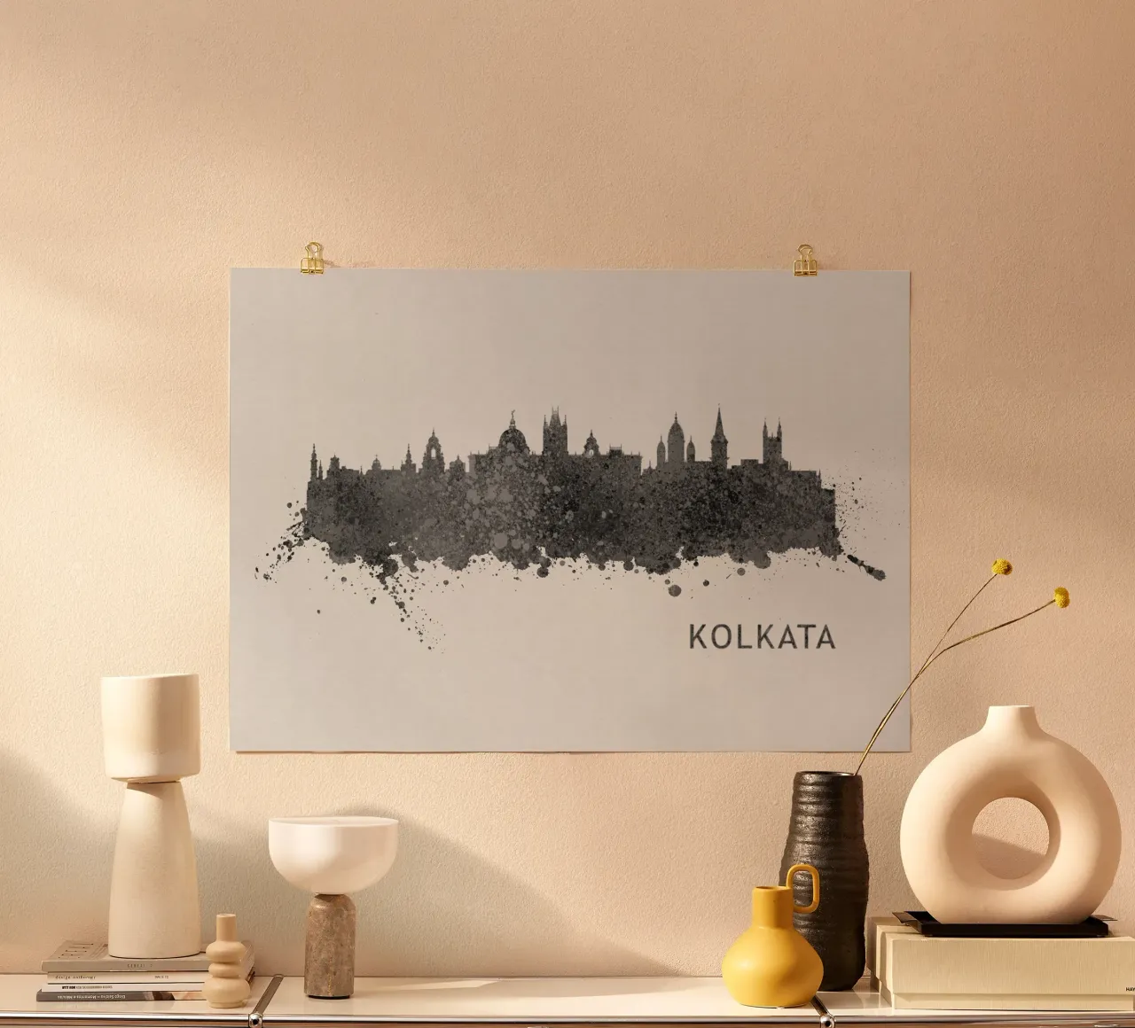 Kolkata India poster da Travelstudio