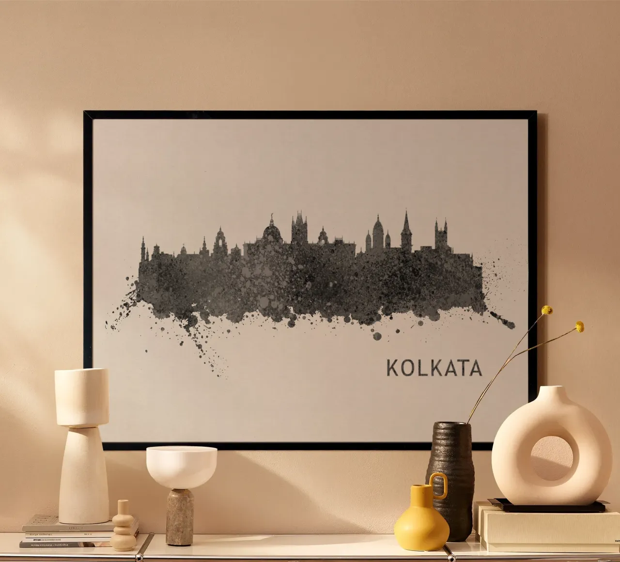 Kolkata India poster da Travelstudio