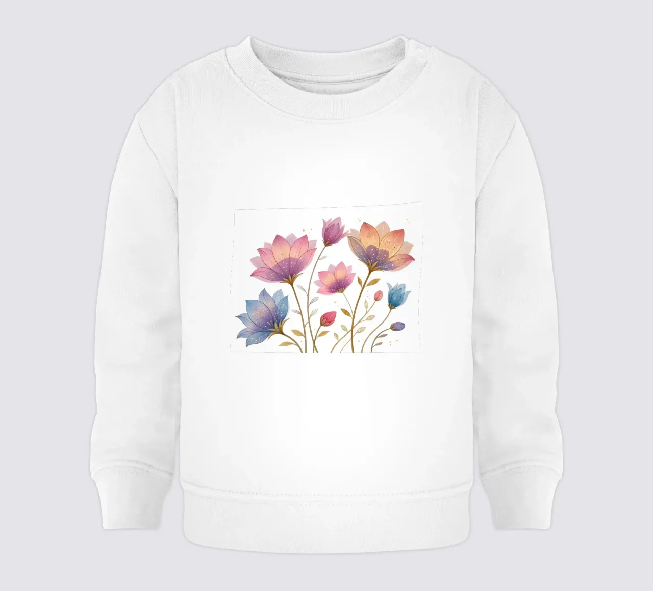 Fiori eterei felpa neonato da Artistic-shop