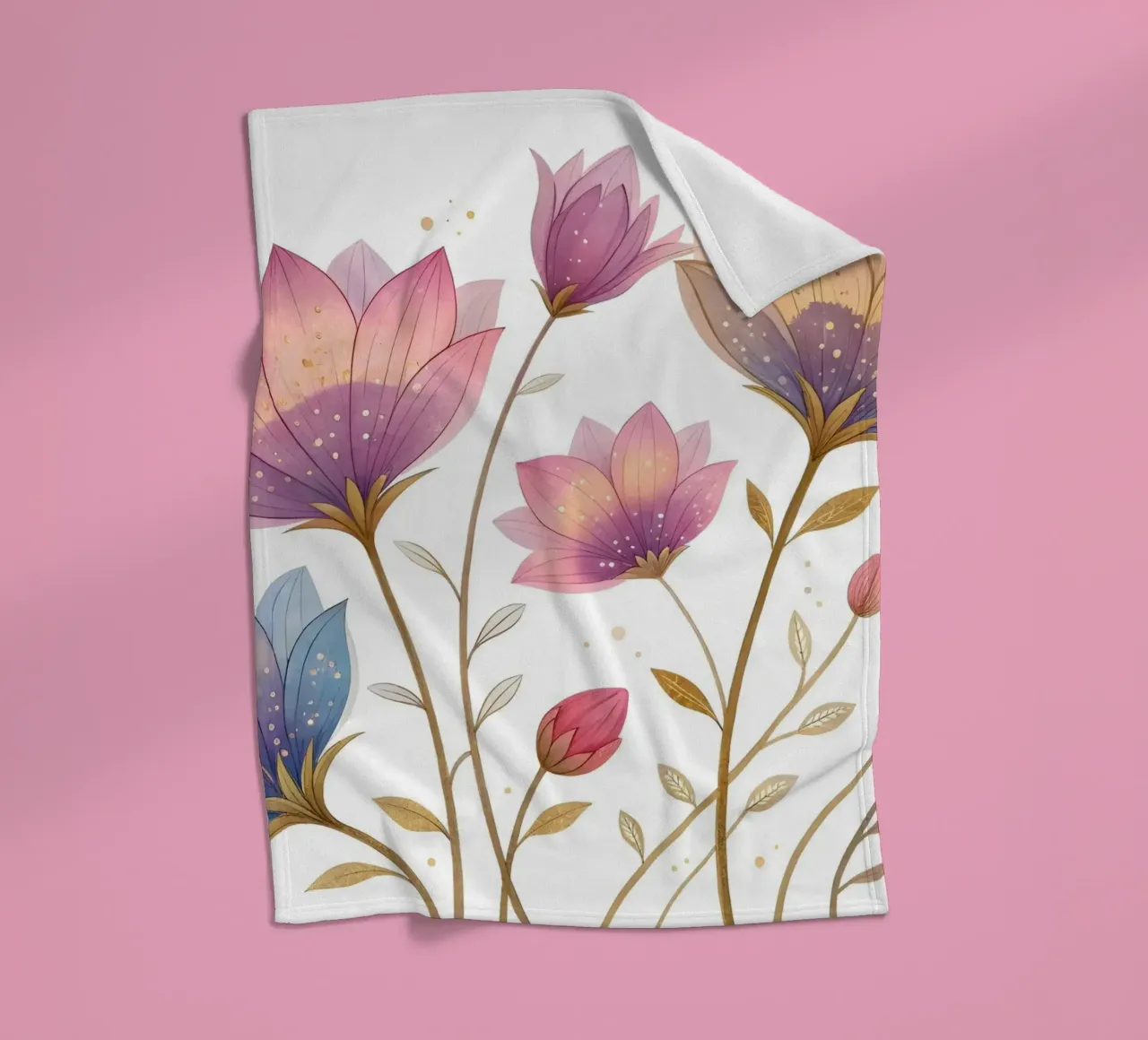 Fiori eterei coperta in pile da Artistic-shop
