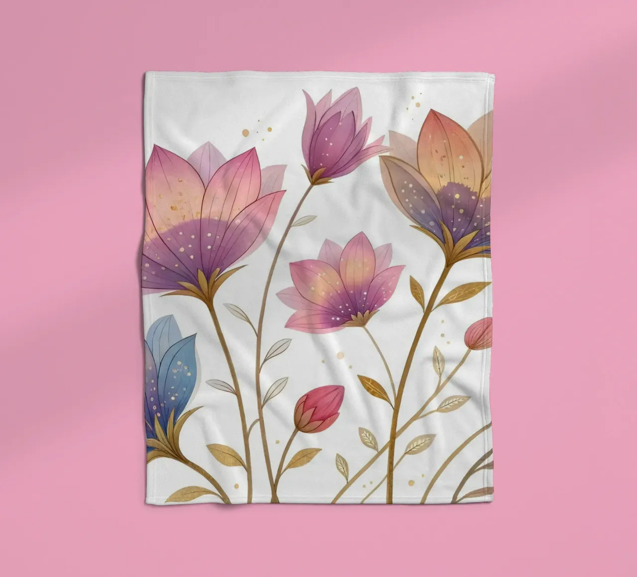 Fiori eterei coperta in pile da Artistic-shop