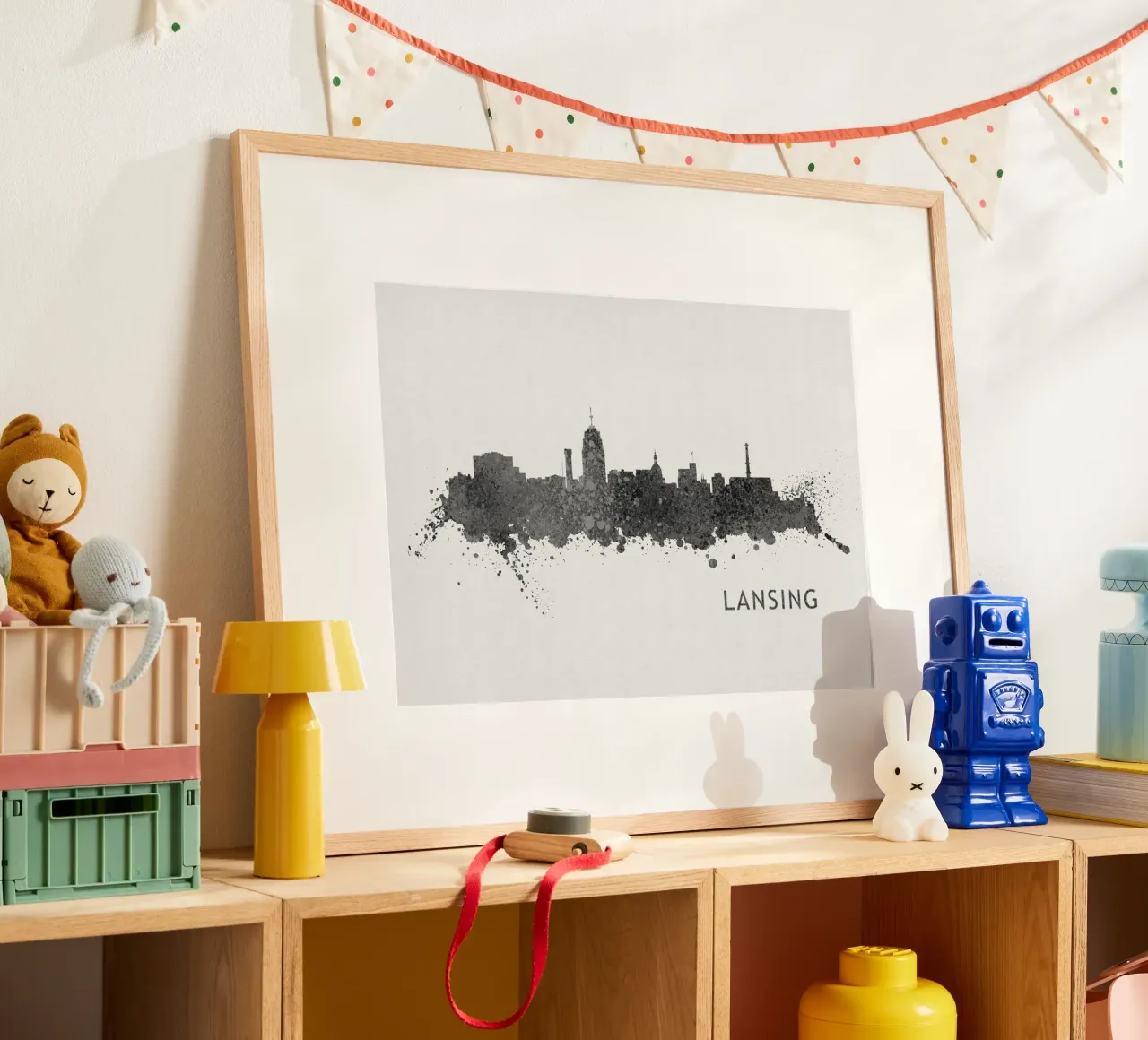 Lansing Michigan poster da Travelstudio