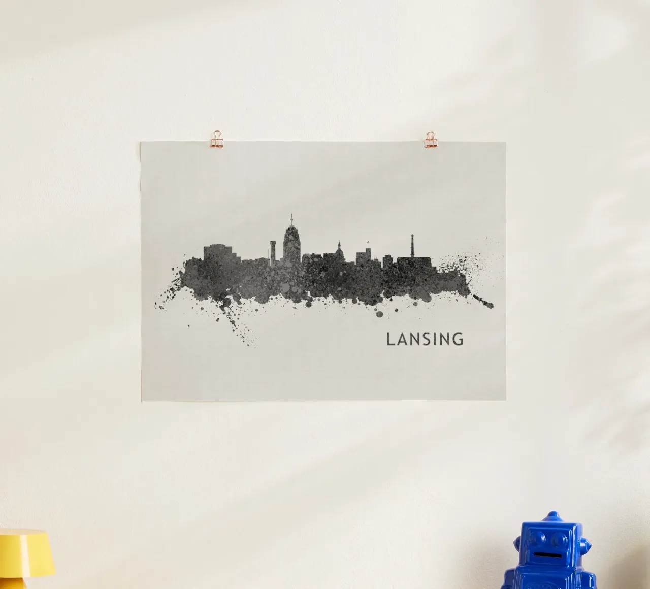 Lansing Michigan poster da Travelstudio