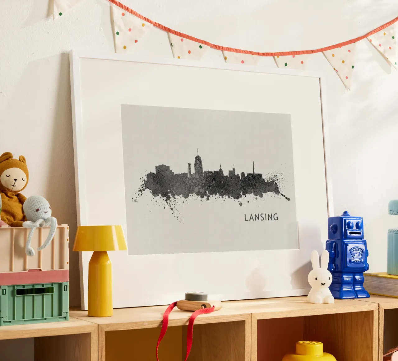 Lansing Michigan poster da Travelstudio