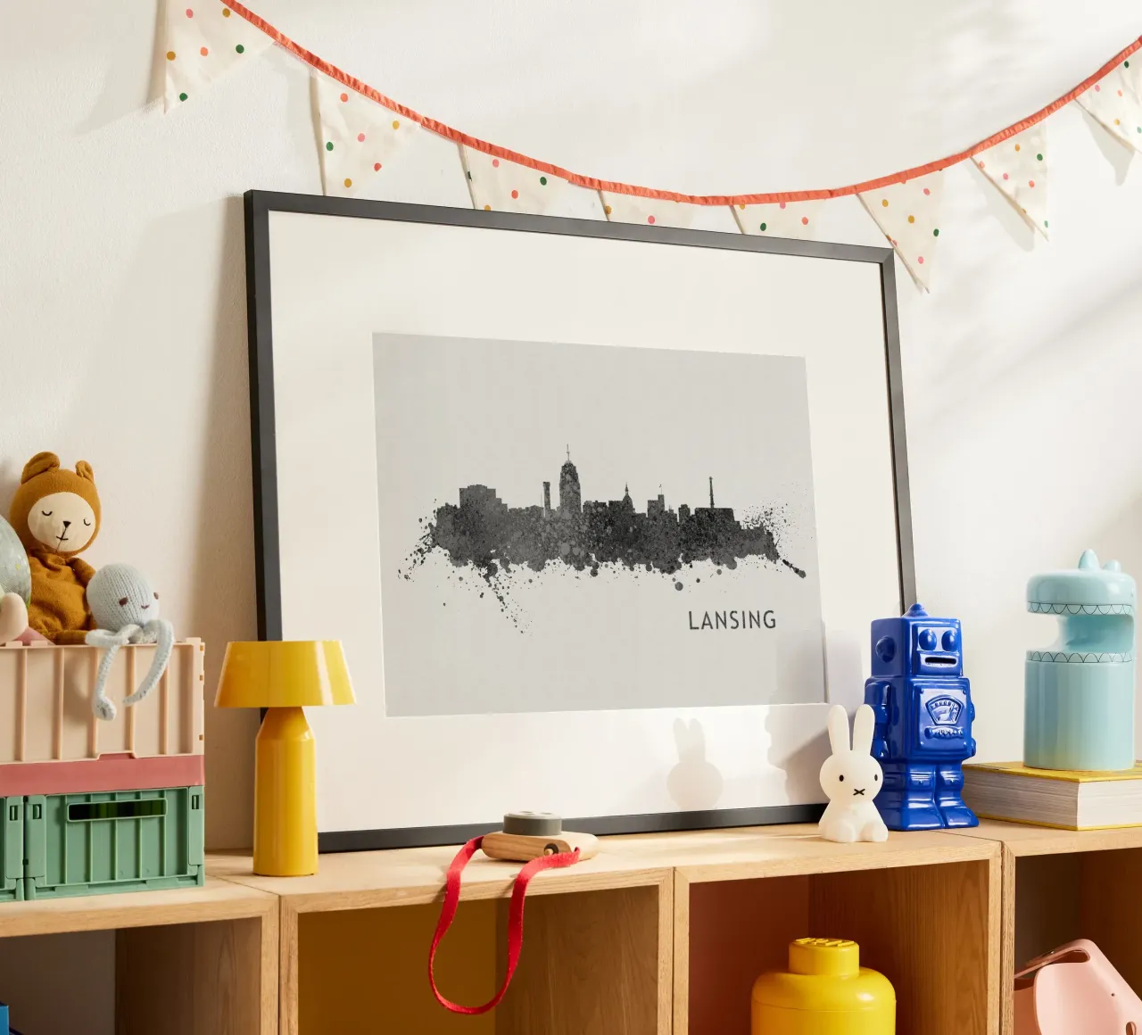 Lansing Michigan poster da Travelstudio