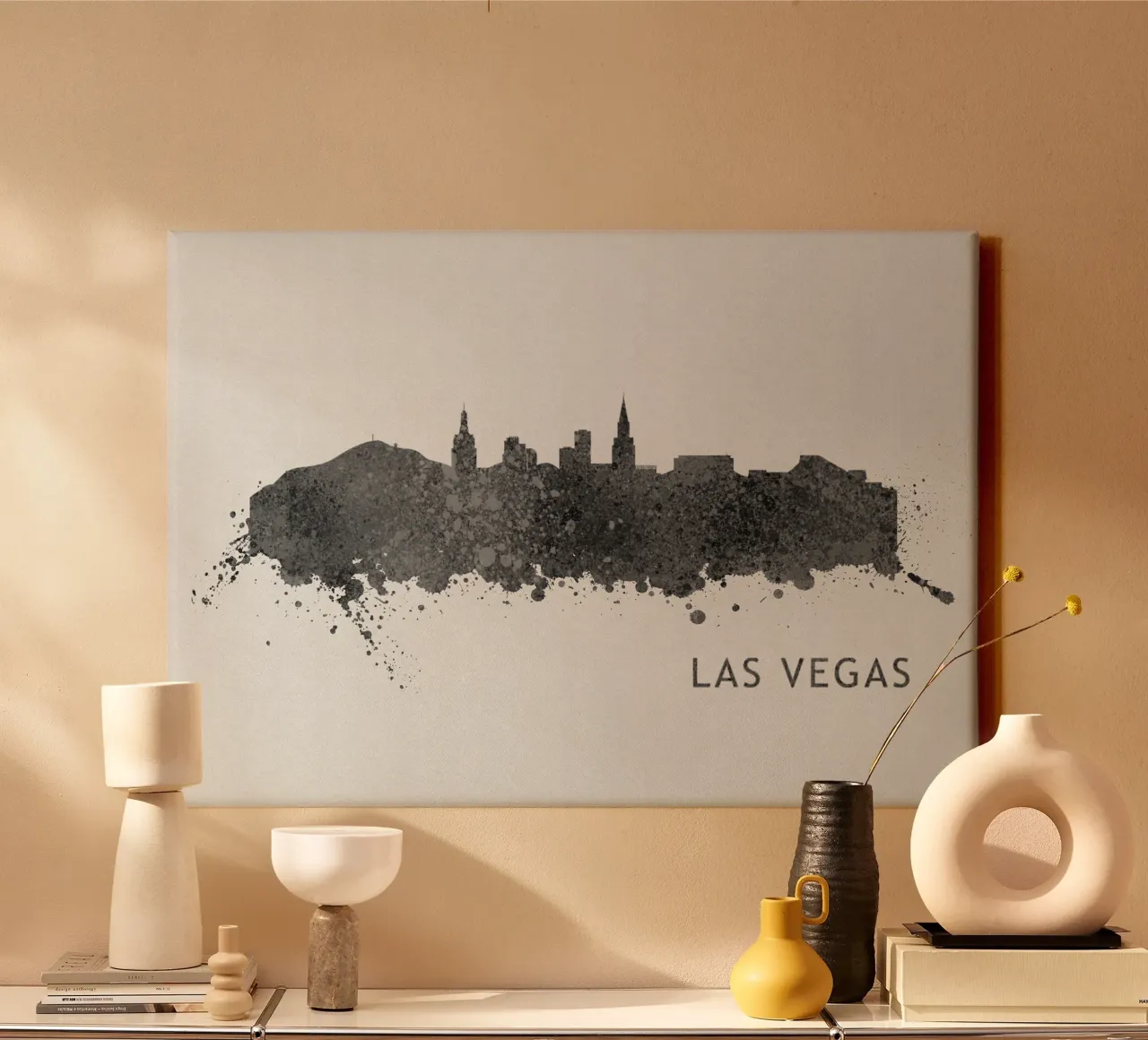 Las Vegas Nevada canvas met Baklijst van Travelstudio