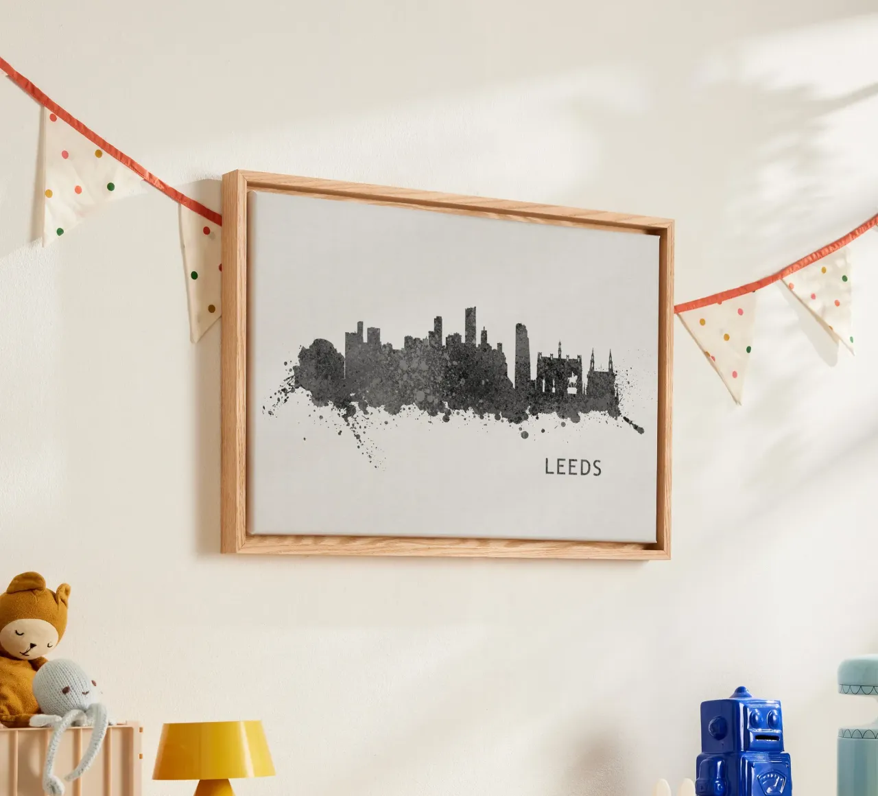 Leeds England tela con Cornice a cassetta da Travelstudio